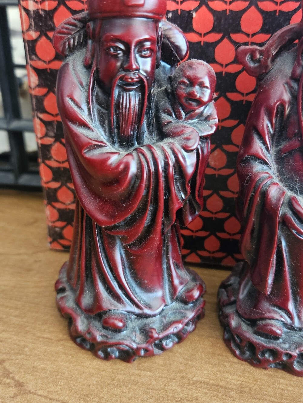 Set Of 3 Chinese Star Gods - Picture 2 of 7